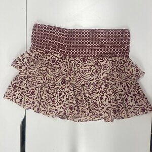 Floral design Mini Skirt Size 2